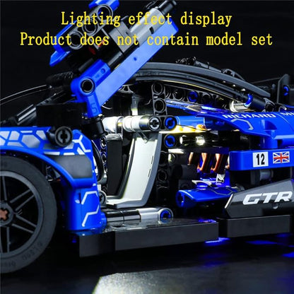 LED Light Kit Compatible with Lego McLaren Senna GTR -for Technic 42123 Model Set (Model Set Not Included)
