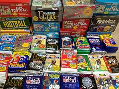 400 Football Cards in Unopened Packs