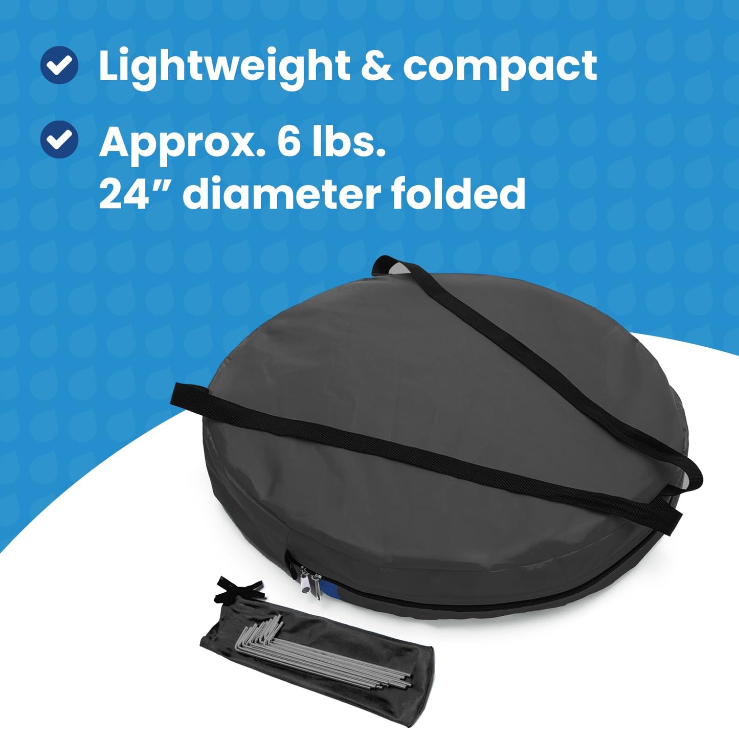 Under the Weather WeatherPod Tank MyPod™ Mesh 1-2 Person Pop-Up Screen Tent Pod - The Original Shark Tank - Keeps Out Bugs, Mosquitos with UPF 50 Sun Protection, Black