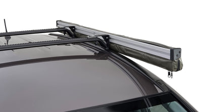 Rhino-Rack Sunseeker Angled Down Awning Brackets for Flush Vortex Bars, Powder Coated Stainless Steel, Black (32127)