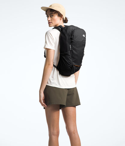 The North Face Basin 18 Liter Technical Daypack with Rain Cover - Unisex Backpack, Sternum Strap, Hiking Pole Attachment, TNF Black/TNF Black-NPF, One Size