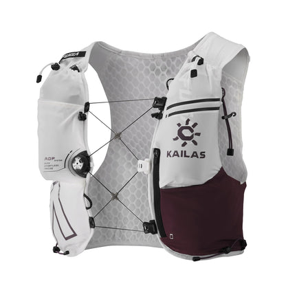 KAILAS FUGA AIR 8 Ⅳ Running Hydration Vest Hydration Pack Lightweight with Two TPU Water Bladders for Women Men Trail Cycling Hiking Cinnabar XL