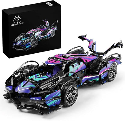 Mesiondy Sports Car Building Blocks Toys Boys1:14 MOC Building Set Raceing Car ModelConstruction Toy for AdultsCars for Boys Age 6 7 8 9 Years Kids