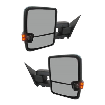 Trail Ridge Towing Mirror Power Fold Heat Memory Smoke Signal OAT Chrome for GM