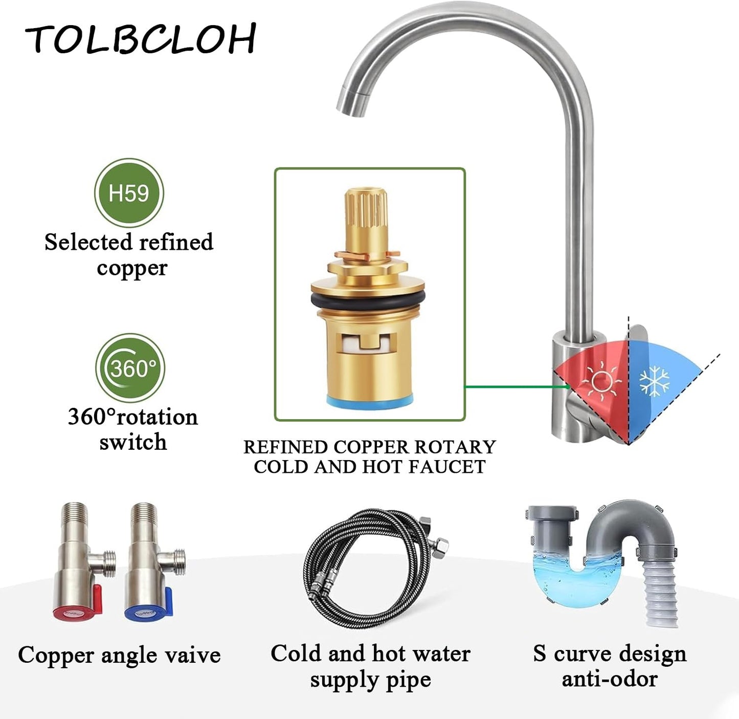Free Standing Utility Sink, Outdoor Stainless Steel Laundry Tub, Portable Single Bowl Washing Hand Basin Station with Workbench, Fish Cleaning Table &Storage Shelves for Garage, Kitchen,Camping