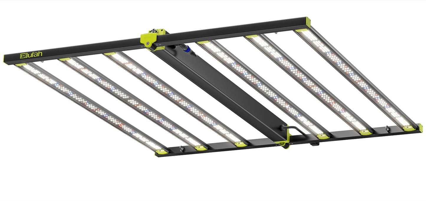 ELUFAH NHI 6500 650W LED Grow Lights, Commerial Full Spectrum Bar Style LED Grow Lamp for Indoor Plants, Dimmable Daisy Chain, 4x4/5x5ft Coverage Growing Lamp for Hydroponics, Greenhouse Plant Growing