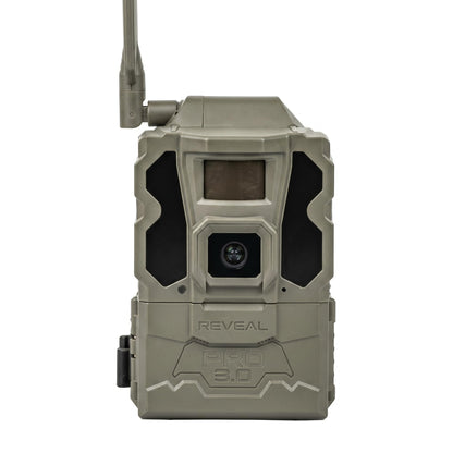 TACTACAM Reveal Pro 3.0 Cellular Trail Camera – Auto Connect 4G LTE, 4K Photos, No-Glow IR Flash, Extended Battery, Built-in GPS, On-Demand Video, Best Hunting & Property Camera