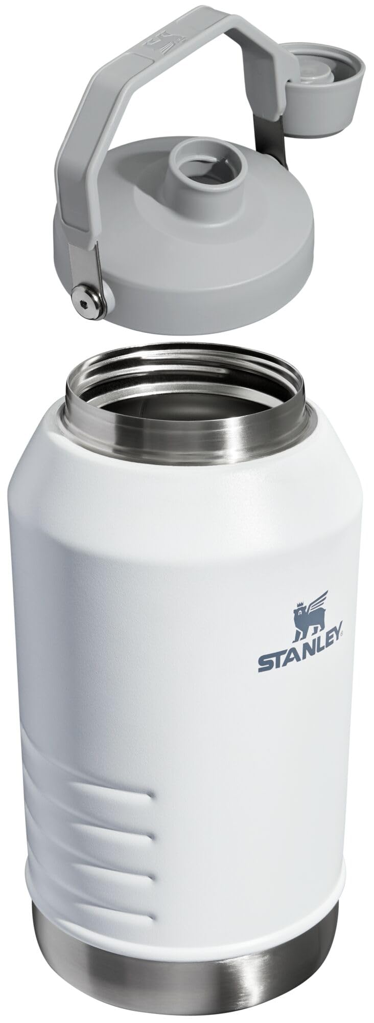 Stanley IceFlow Fast Flow Jug with Handle 96 oz | Twist On Angled Spout Lid | Leakproof for Travel and Sports | Insulated Stainless Steel | BPA-Free | Polar