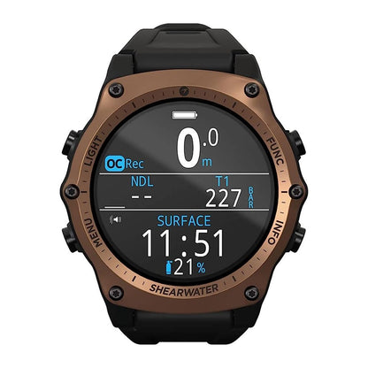 Shearwater Teric Dive Computer with GPS Transmitter, Bronze Journey Edition