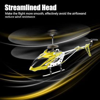 Cheerwing S107/S107G Phantom 3CH 3.5 Channel Mini RC Helicopter with Gyro Yellow