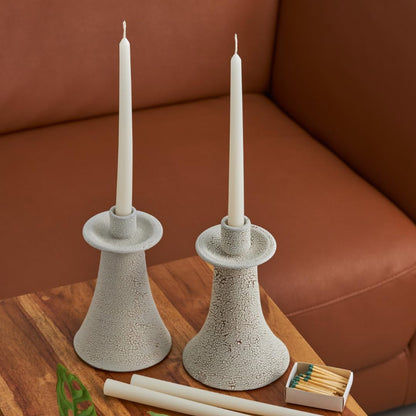 Becky Home 8 Pack Ivory Taper Candles - Taper Candles 10 Inch Dripless, Smokeless & Unscented - 8 Hours Long Burning - Ideal for Weddings, Dinner Parties, and Home Decor