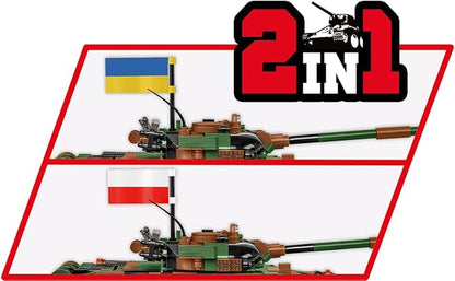 COBI Armed Forces T-72 M1R (PL/UA) Tank Building Set 724 Pieces
