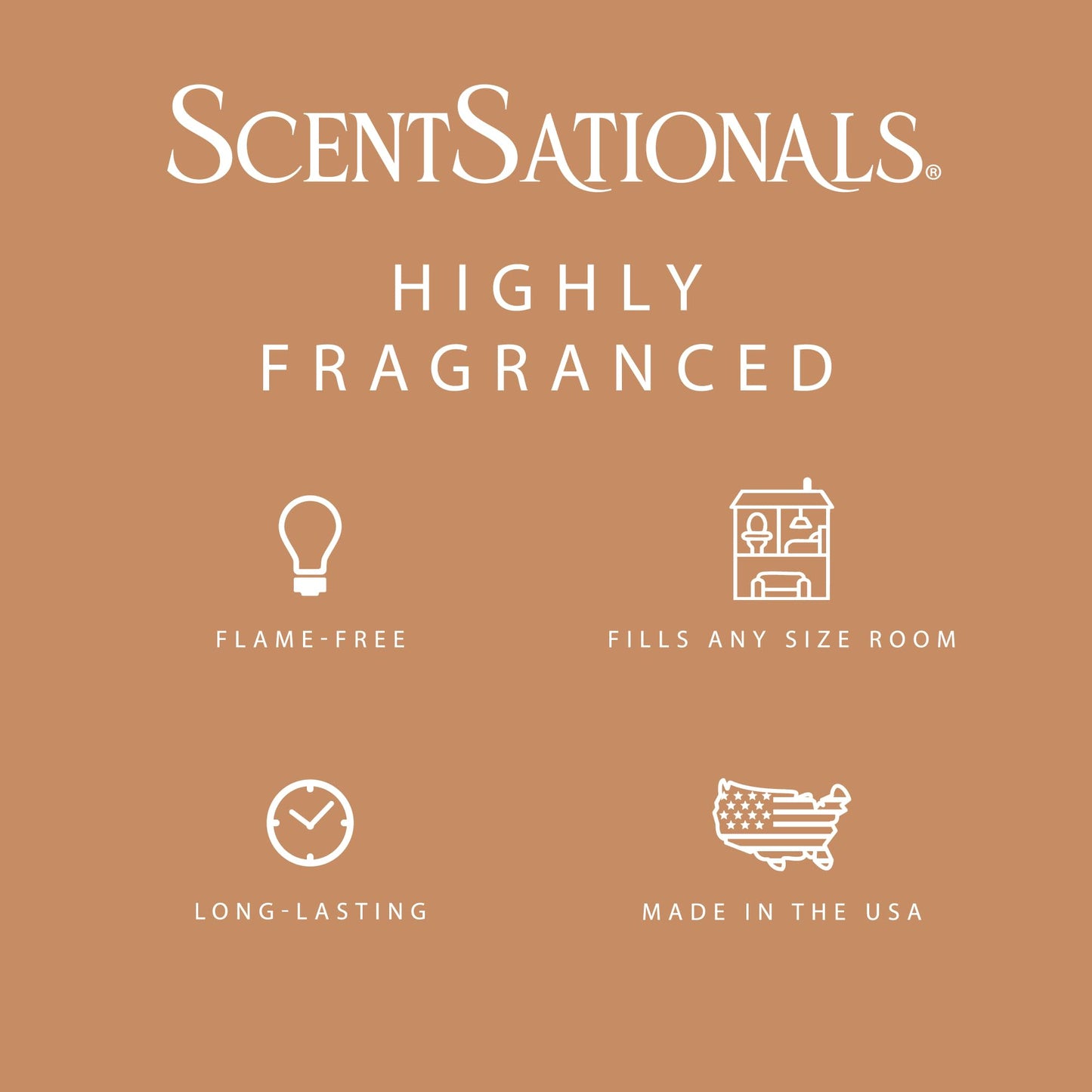 Scentsationals No Place Like Home Scented Wax Melts - Cinnamon & Clove, 10oz (24 Cubes)