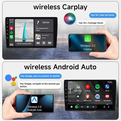 ASURE 9 inch Android 15 Car Stereo Radio for Ford Expedition 2007-2014 Auto Air Conditioner,4G+64G GPS Navigation Unit with Wireless Carplay,Android Auto,1280x800 HD Touchscreen