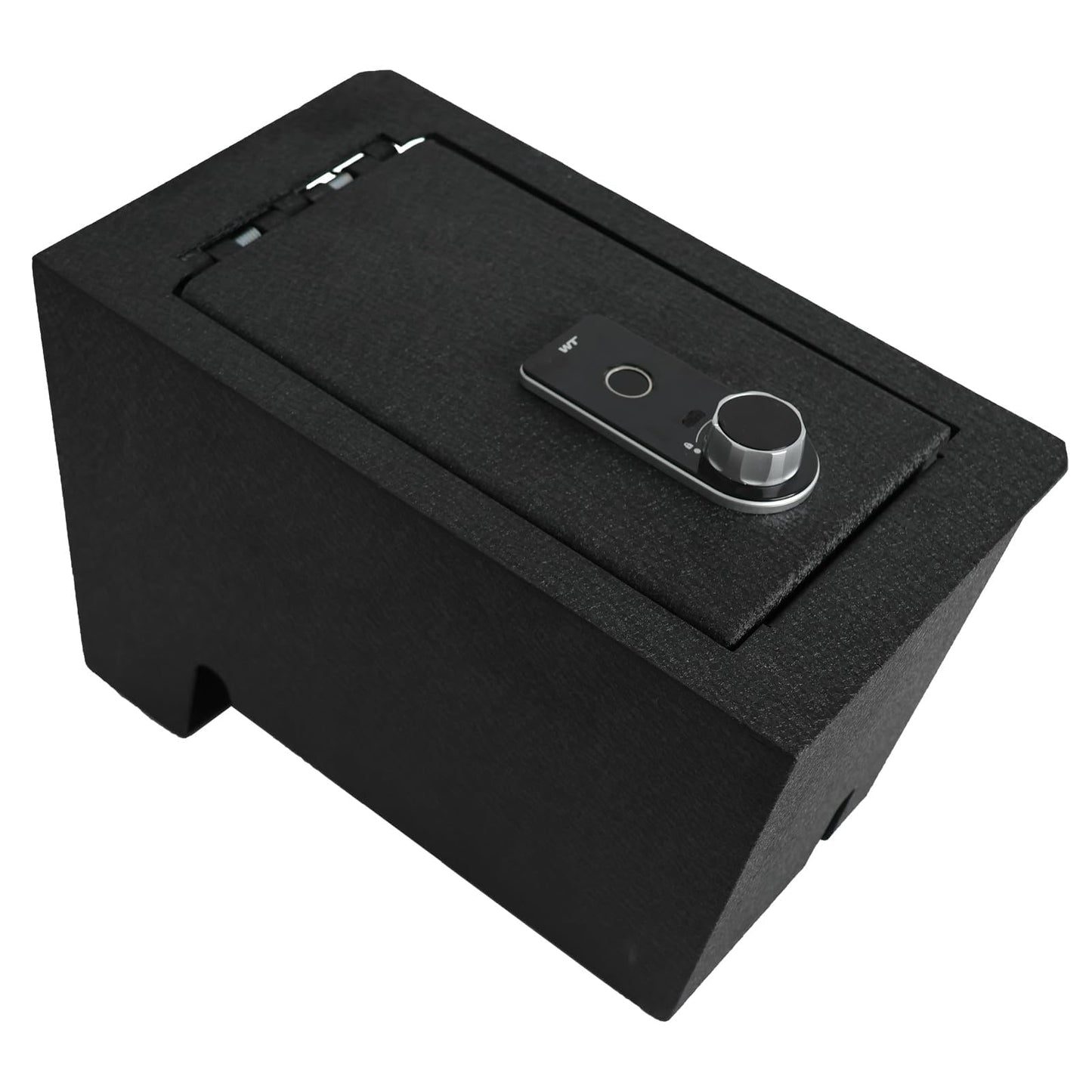 Center Console Safe Vault - KEREN Console Gun Safe Box Compatible with Toyota Tundra 2022-2026 and Toyota Sequoia 2023-2026, with Superior Fingerprint Lock