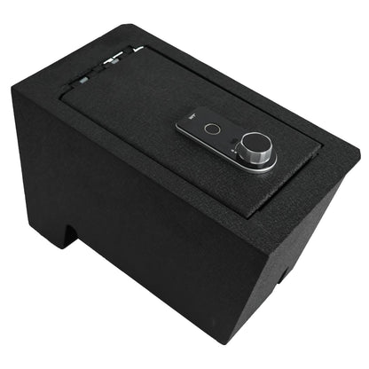 Center Console Safe Vault - KEREN Console Gun Safe Box Compatible with Toyota Tundra 2022-2026 and Toyota Sequoia 2023-2026, with Superior Fingerprint Lock