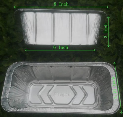 Firsgrill Griddle Grease Catcher Cup Liners - 50-Pack for Blackstone 17" to 36" Griddles | 8" L x 3.75" W x 3" H