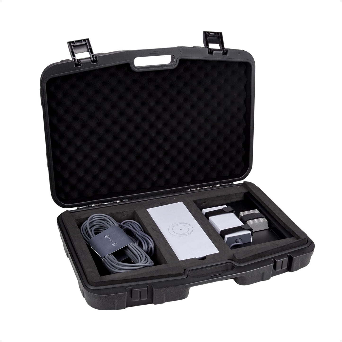 Steinwhale Plug & Play Storage Case for Starlink Standard Gen 3 with Built-in 195W Power Supply and External Ports (RJ45/DC/AC), Heavy Duty Protective Hard Case for Dish, Router and Power Supply