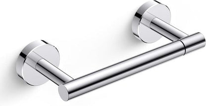 FORIOUS Toilet Roll Holder - Rustproof Stainless Steel Double Post Design | Chrome Finish