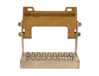 Buyers Products 5230710 Swinging Truck Step, Mounts to Bumpers - Brass Bracket and Stainless Steel Shafts, Galvanized Grip, Folding Pivot Step for Semi & Work Trucks, Mounting Hardware Not Included
