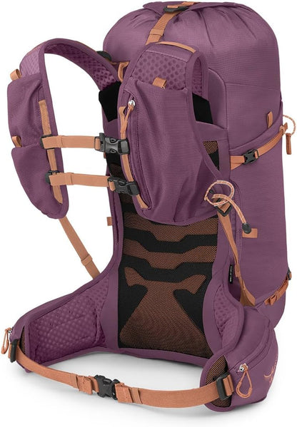 Osprey Tempest Velocity 30L Women's Hiking Backpack, Pashmina/Melon, WXS/S
