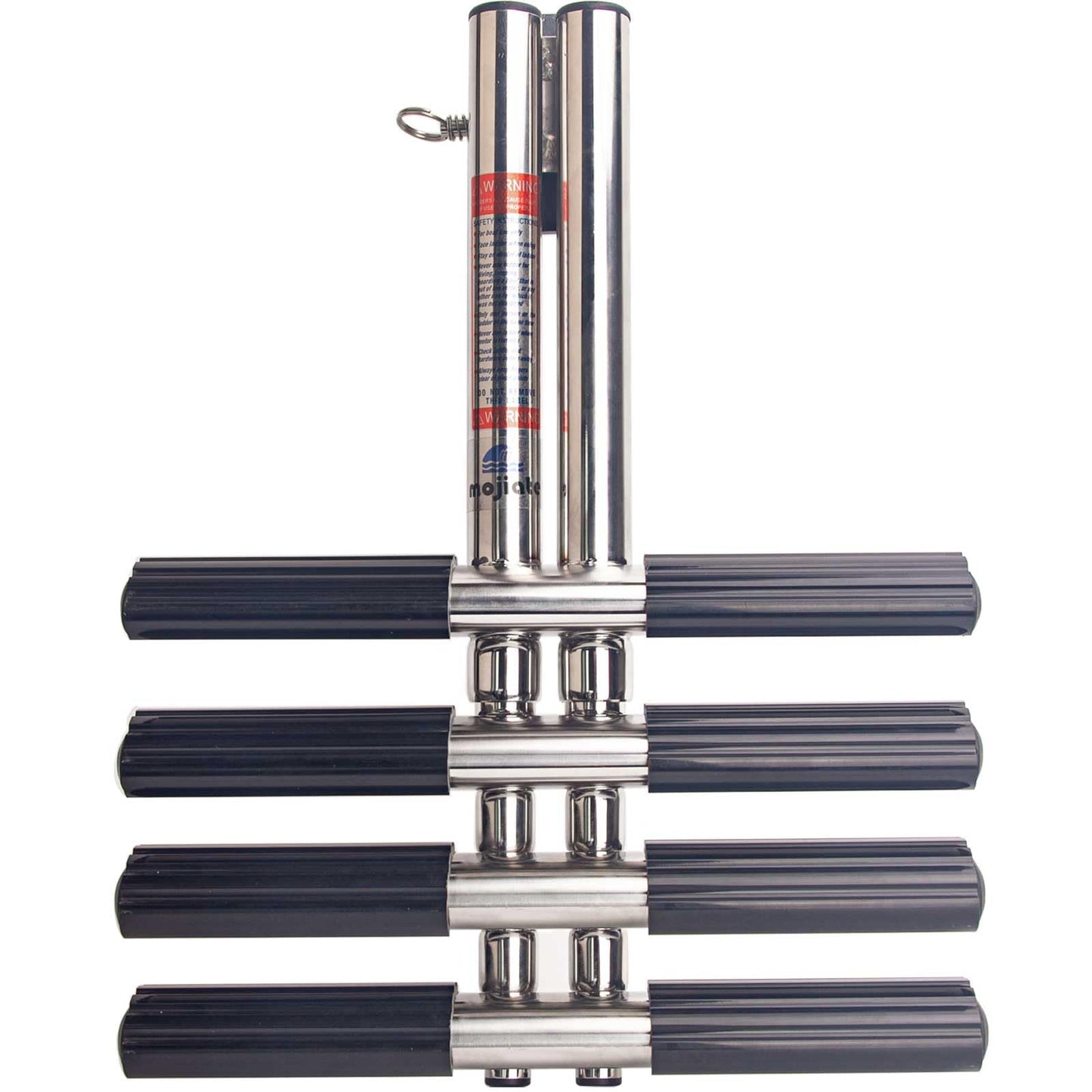 Mojiate 4-Step Stainless Steel Dive Ladder - Heavy Duty Telescoping Boat Ladder for Marine, Yacht, RV & Camper