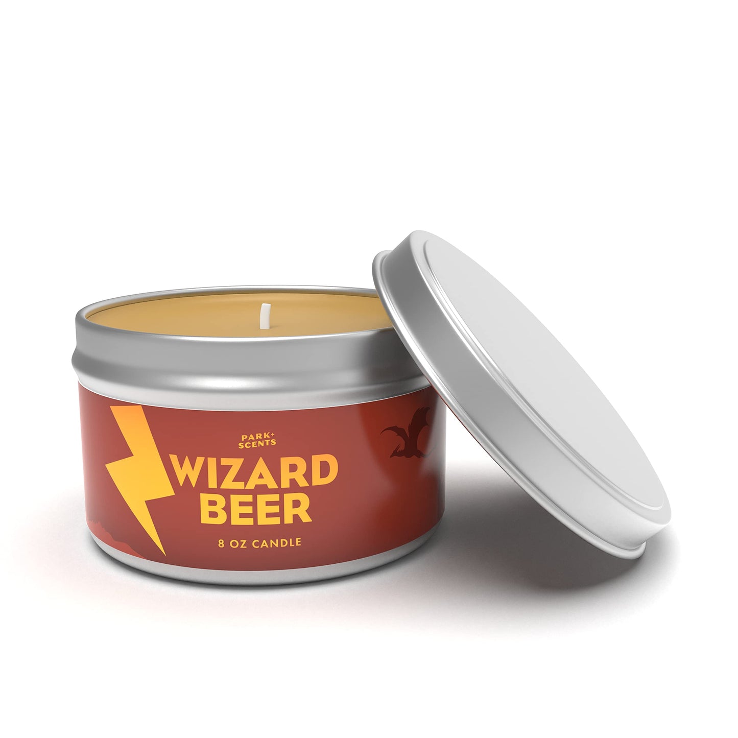 Park Scents Wizard Beer Candle - sweet butterbeer smell - reminiscent of iconic drink - Handmade in the USA - vegan and cruelty-free | 8 oz Tin