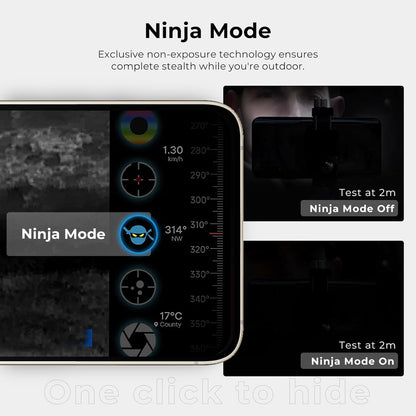 InfiRay T2 Pro Night Vision Thermal Monocular, Thermal Imager Camera, 256X192 Resolution, 13mm Focal Length, 13.6X10.2 FOV, Hot Spot Tracking for Hunting, Up to 1300m (for Android Only)