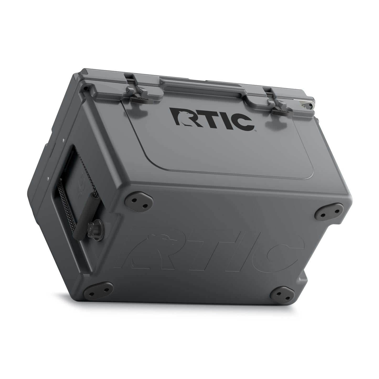 RTIC 45QT Ultra-Tough Cooler Hard Insulated Portable Ice Chest Box for Beach, Drink, Beverage, Camping, Picnic, Fishing, Boat, Barbecue, Dark Grey