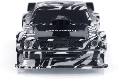TOUCAN RC HOBBY 1:43 Ready to Run Race Car Gyro Drift Car 4WD Traffic Cones Mini Toy for Men(White Black)