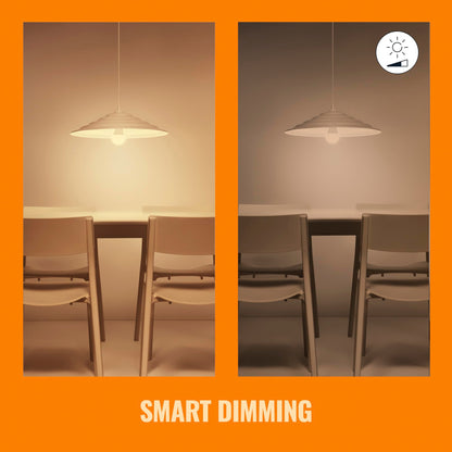 WiZ 60W A19 Tunable White LED Smart Bulb - Pack of 6 - E26- Indoor - Connects to Your Existing Wi-Fi - Control with Voice or App + Activate with Motion - Matter Compatible