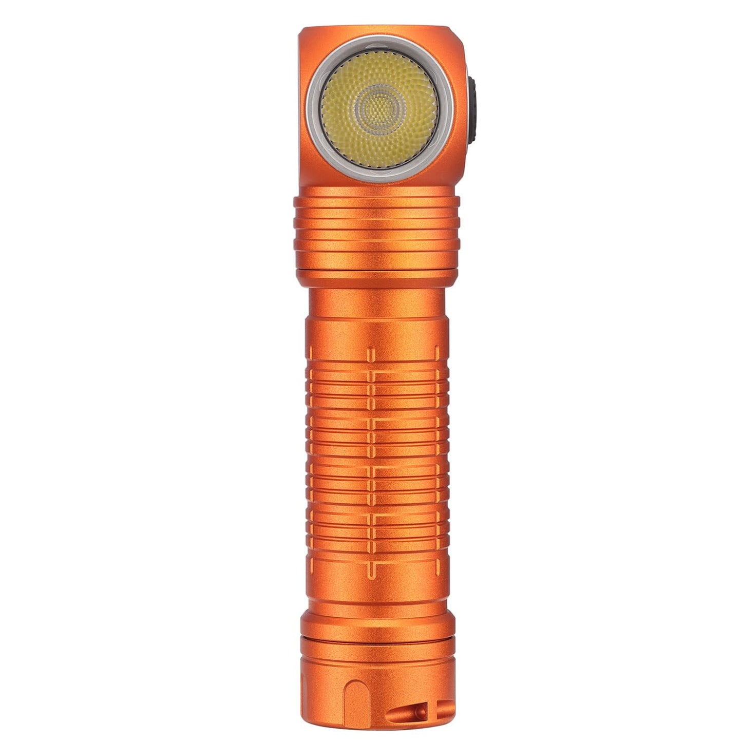SKILHUNT H300 Magnetic USB Rechargeable Headlamp Flashlight Hands-Free Waterproof Angle Work Light for Running, Camping, Hiking, Caving (Orange, H300 F50S High CRI)