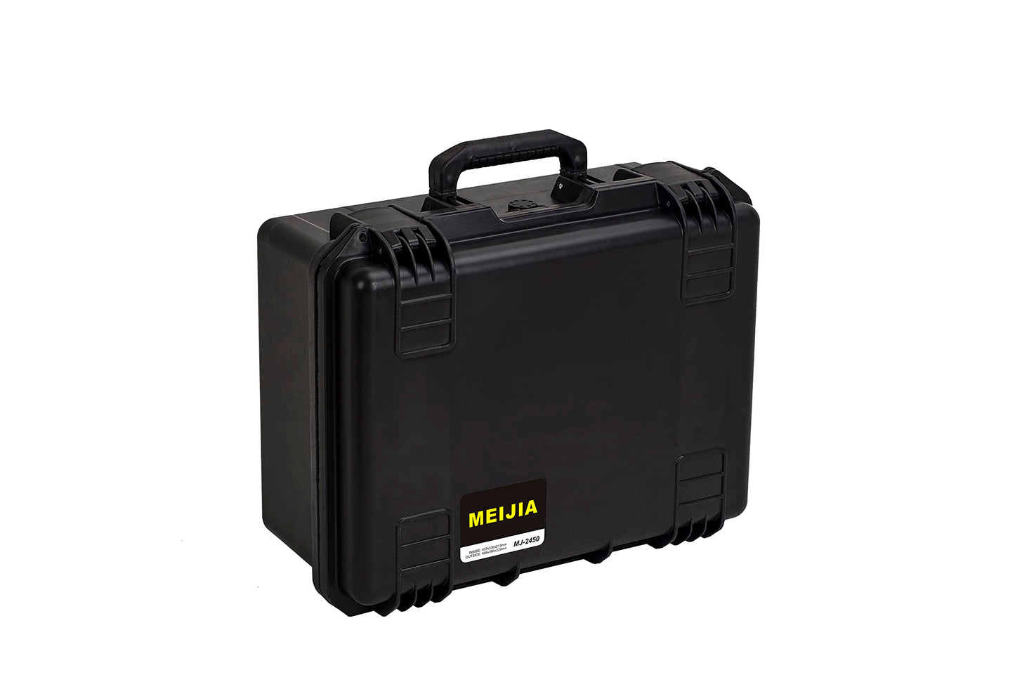 MEIJIA Premium Waterproof Hard Compact Camera Case with customizable fit foam,Full Protection with Light&Convenient Design,19.3"x15.25"x9.01",Elegant Black