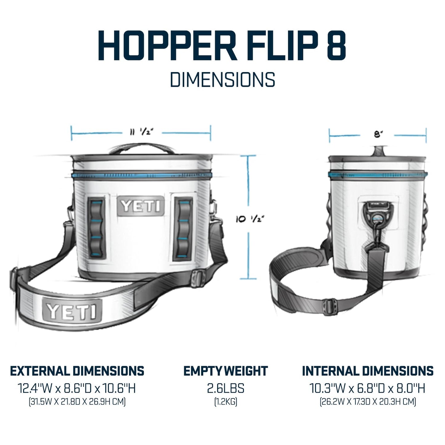 YETI Hopper Flip 8 Portable Cooler, Firefly Yellow