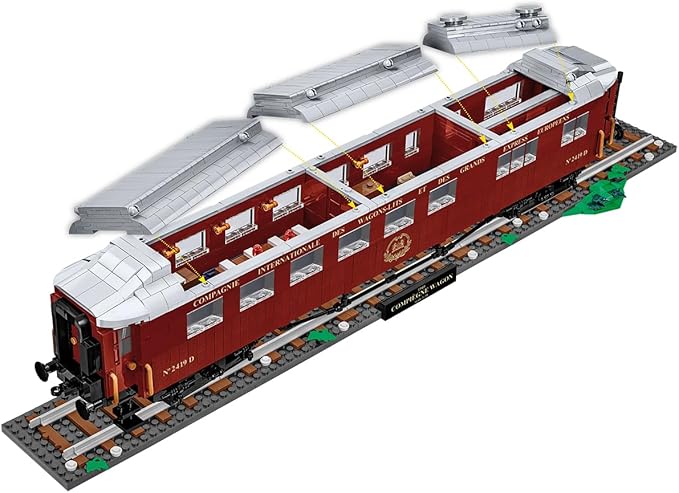 COBI Historical Collection WWII Compiègne Wagon Building Set 2001 Pieces
