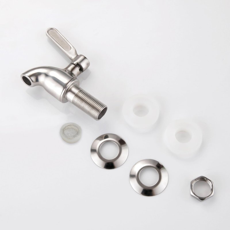 Sumerain Spigot for Beverage Dispenser,SUS304 Stainless Steel Metal Spigot Dispenser for Jar, Juice, Cold Drink,Wine,Beer