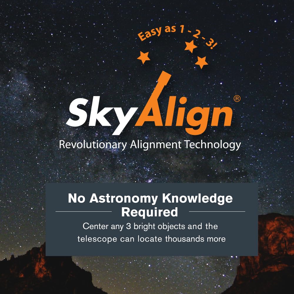 Celestron NexStar 4SE Computerized Telescope – 4-Inch Maksutov-Cassegrain Optical Tube – Fully Automated GoTo Mount with SkyAlign – Ideal for Beginners and Advanced Users – 40,000+ Object Database