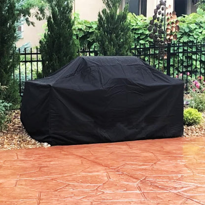 Sbaqurizz Stone Patio Grill Island Cover Waterproof 132 Inch Outdoor Kitchen Island BBQ Grill Cover for Heavy Duty Stainless Steel Outdoor Kitchen Set