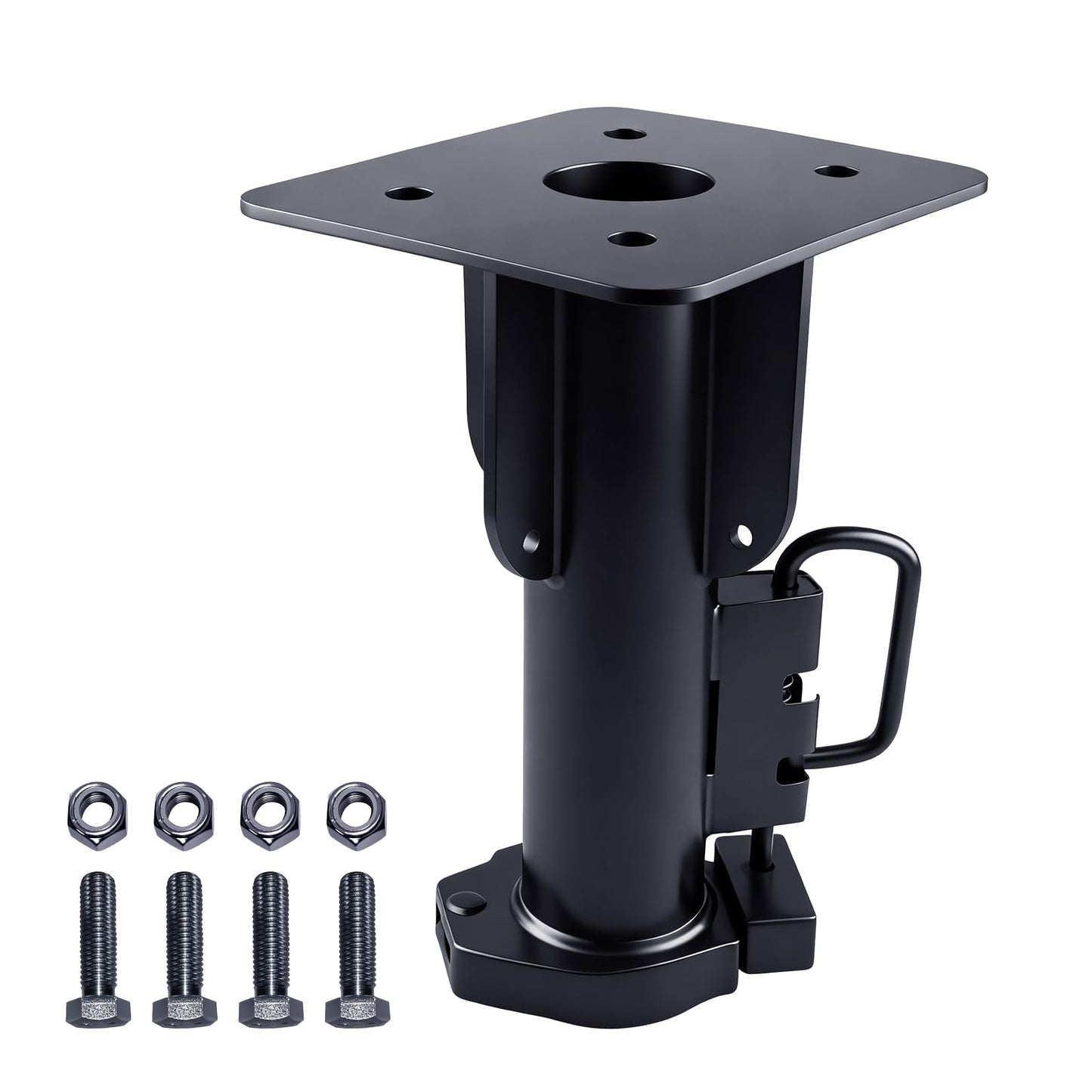 STEGEWOP 5th Wheel to Gooseneck Adapter Hitch, 30,000 lbs Heavy Duty Towing Conversion, 2-5/16" Ball & 15" Height, Q235 Steel Hitch for RV, Flatbed Trailer & Horse Trailer