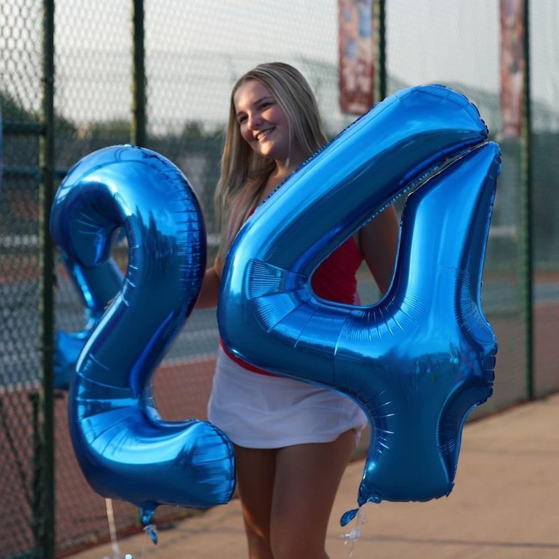 Navy Blue Number 29 Balloon 40 inch, 29 Number Balloons, 29th Navy Blue Birthday Decorations, 29 Year Old Women Men Blue Party Supplies