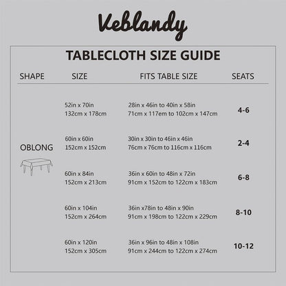 Veblandy Checkered Tablecloth Rectangle Waterproof Gingham Table Cloth Washable Buffalo Plaid Table Cover Wrinkle Free for Kitchen, Dining and Outdoor Picnic, 52 x 70 Inch, Light Blue and White