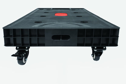 Disston Omni Plus 5 in 1 Workbench, Clamping Table, Scaffold, Dolly and Creeper All in one Work Table Orange/Black