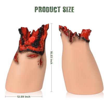 MedEduQuest Wound Packing Thigh Trainer Kit with Tourniquet, Lower Extremity Trauma Trainer for First Aid and Military Training, Tourniquet Training Leg