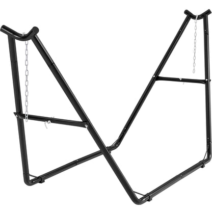 Homgava Universal 2-Person Hammock Stand, 660LBS Capacity,Heavy Duty Steel Hammock Stand, Fits 9.6-14ft Hammocks, Indoor and Outdoor Universal Hammock Stands,Black