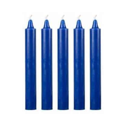 6 Inch Taper Candle 5 Pack Spell, Wicca, Santeria, Energized Candles Velas de 6 Pulgadas Paquete de 5 Velas (Blue)