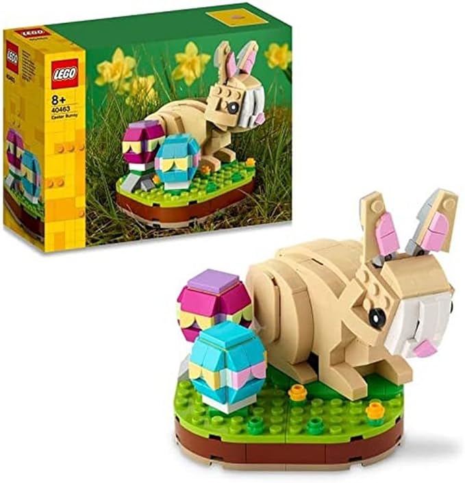 LEGO 40463 Easter Bunny Toy for Easter Crafts for Children Ideal as an Easter Gift or Easter Decoration