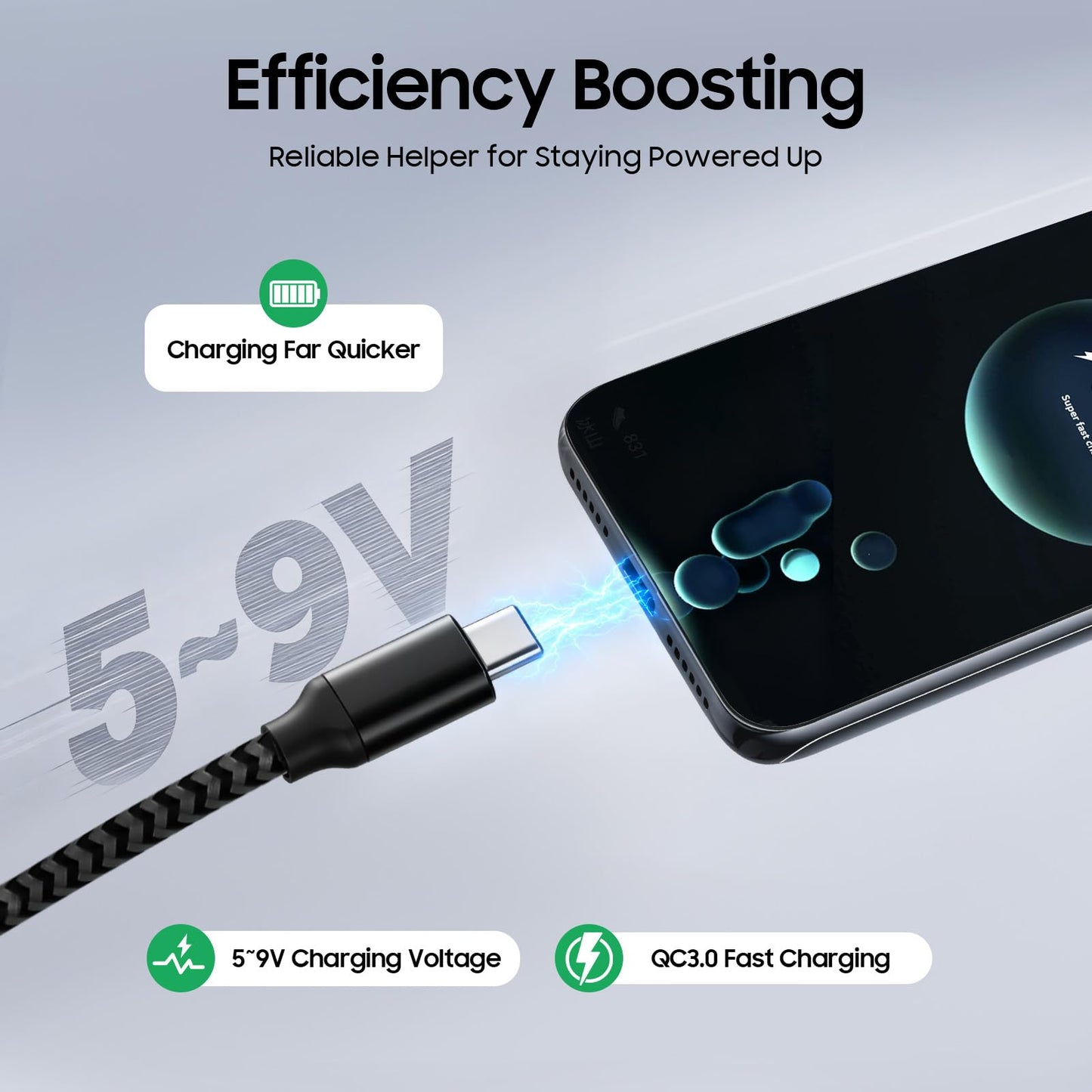 12 Slots Cellphone Charging Station, Cell Phone Charging Cabinet with 3 in 1 Cable, Combination Lock QC3.0 5-9V Fast Charging for Students and Employees (12 Slots)