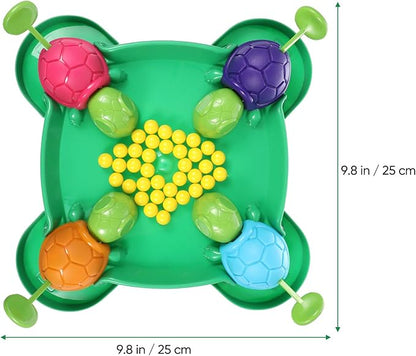 Turtle Board Game: Hungry Board Game for Kids - Table Bean Chessboard Pre-School Early Educational Toys for 4-2 Players Ages 2+