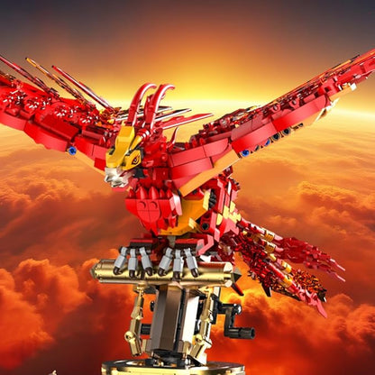 938 Pieces Phoenix Building Set Magic Potter Phoenix Collection Model for AdultsIdeas HP Building Toy