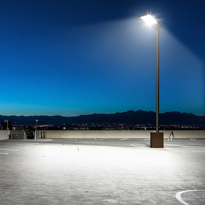 BIRITALO 300W Parking Lot Light, 36000LM 5000K Dusk to Dawn LED Shoebox Light IP65 Waterproof 100-277V Commercial Outdoor Security Flood Light for Stadium, Warehouse, Street